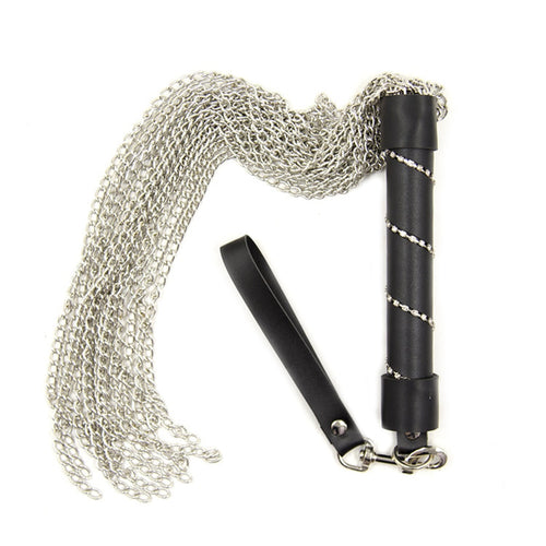 BDSM Fetish Metal Chain Sex Whip Spanking Flogger