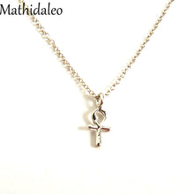 Load image into Gallery viewer, Traditional Egyptian Ankh Necklace Pendant Clavicle Chain