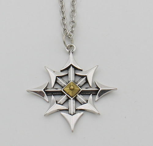 Cross of Chaos Star Necklace Pendant