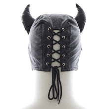 Load image into Gallery viewer, SM Leather Padded Hood/Mask BDSM Cosplay