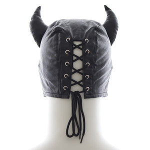 SM Leather Padded Hood/Mask BDSM Cosplay