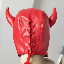 Load image into Gallery viewer, SM Leather Padded Hood/Mask BDSM Cosplay